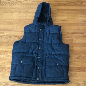 Old Navy Blue Puffer Vest, XL Tall, NWOT